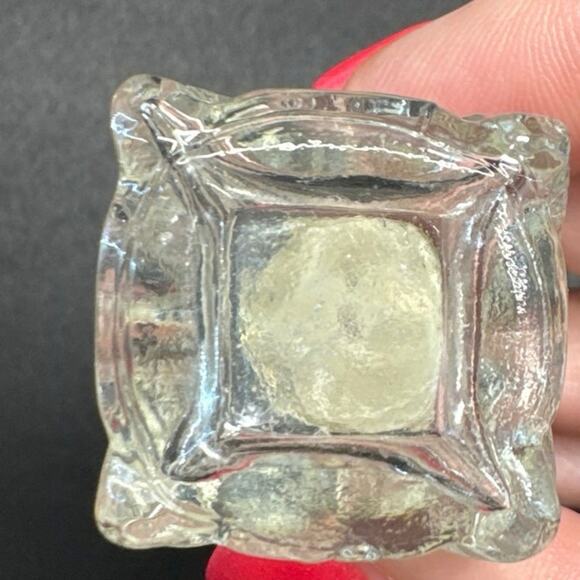 Vintage Salt & Pepper Shakers Cut Glass Silver Plated Set of 10 - Picture 6 of 6